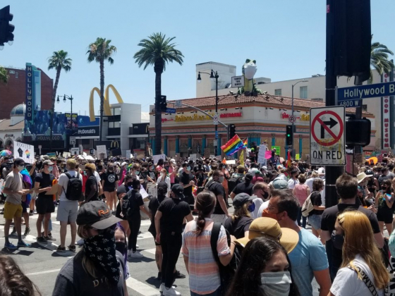 Scenes from the All Black Lives Matter March