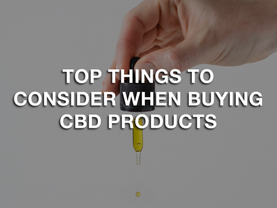 Top Things to Consider When Buying CBD Products