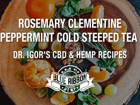 Dr. Igors Rosemary Clementine Peppermint Cold Steeped Tea Recipe