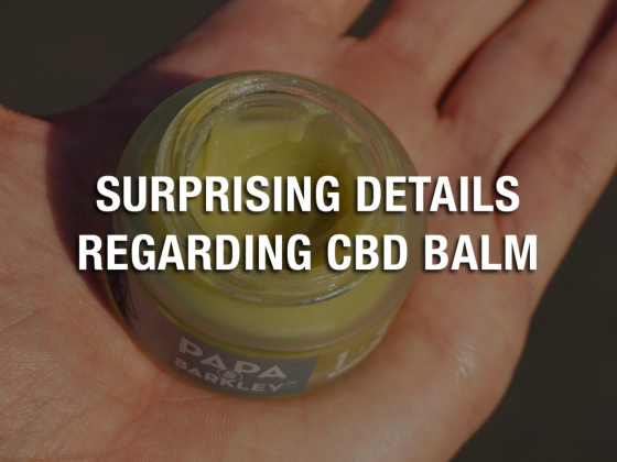 Surprising Details Regarding CBD Balm
