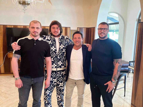 Nazar Babenko, Igor Kotov And Belfort Held A Business Meeting